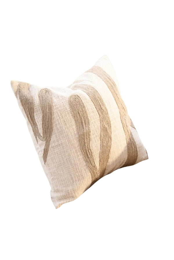 Zanth Cushion - Ivory/Natural - 50cm - Magpie Style