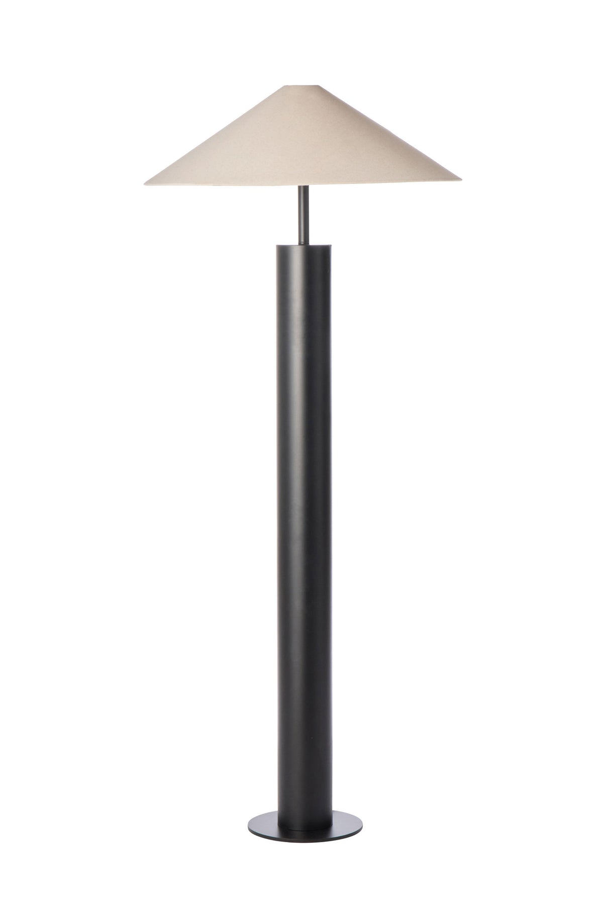 Elan Floor Lamp - Black & Natural - 1