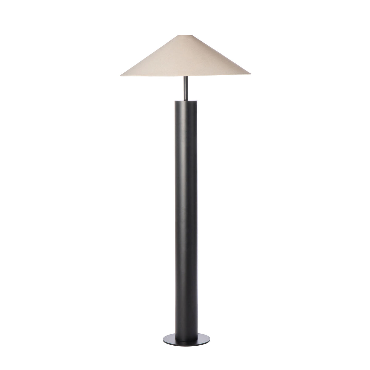 Elan Floor Lamp - Black & Natural - 1