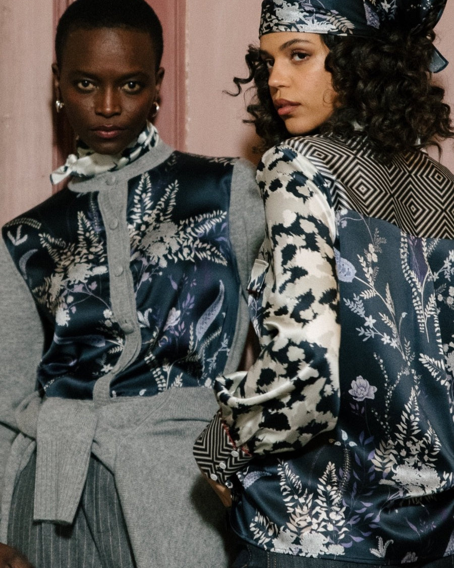 HERZEN'S ANGELEGENHEIT Marino Starlight Blouse - Multi - Magpie Style