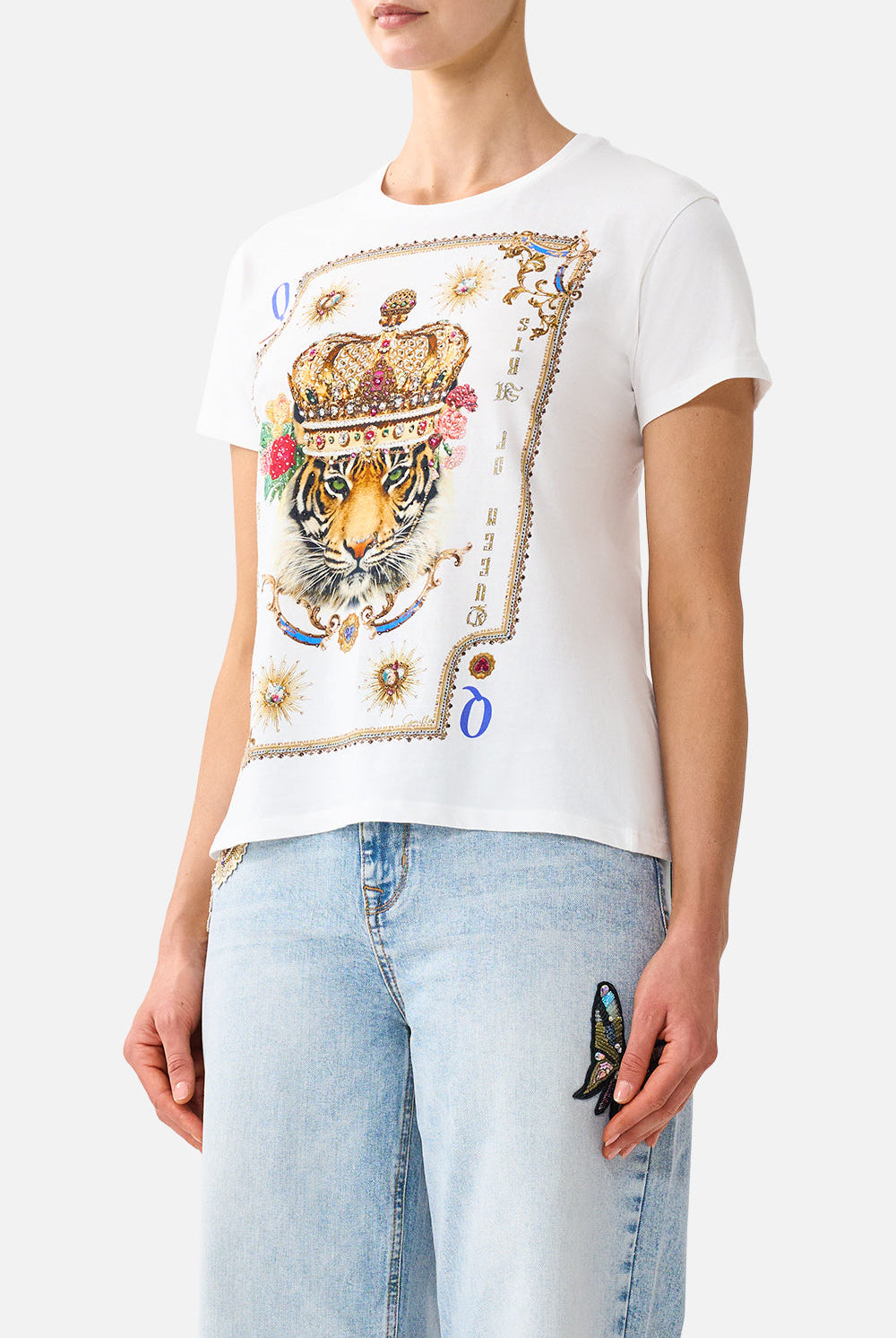 CAMILLA Short Sleeve Easy Tee - Verses In Vintage - view 5