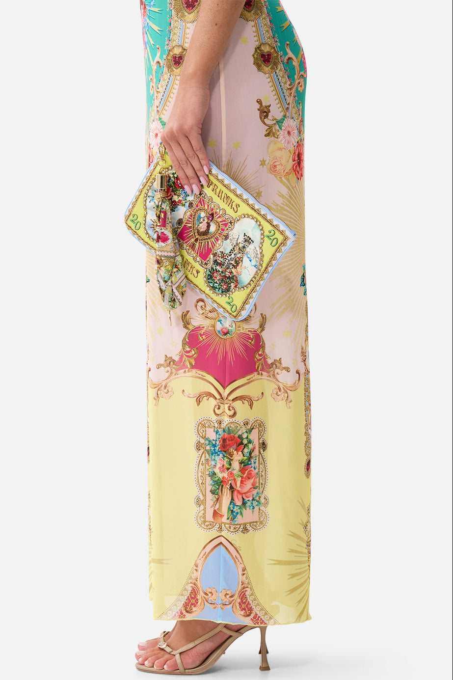 CAMILLA Scarf Clutch - Painted Prayers - view 5