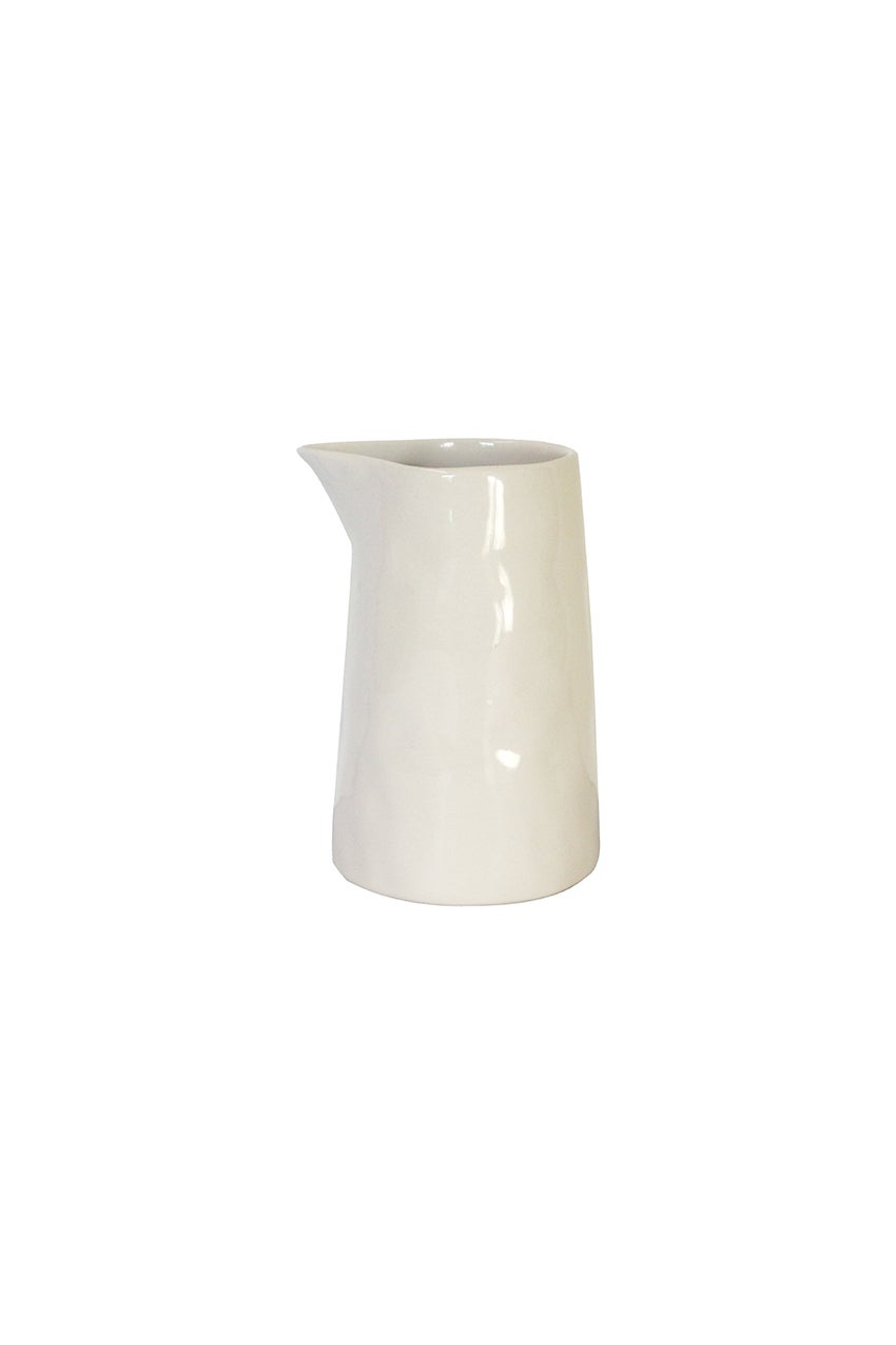 Ivory Sculpted Ceramic Mini Jug