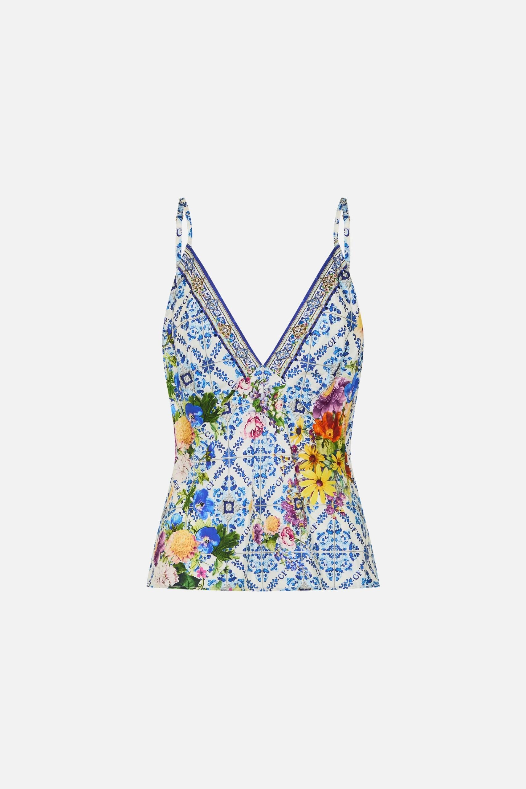 CAMILLA V Neck Cami - Wall to Wall Wonders - Magpie Style