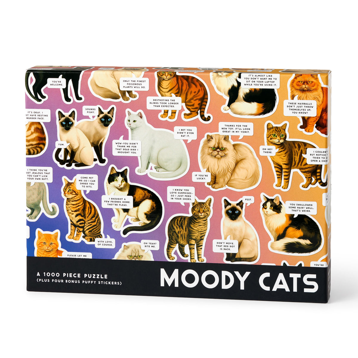 Moody Cats 1000 Piece Puzzle - 1