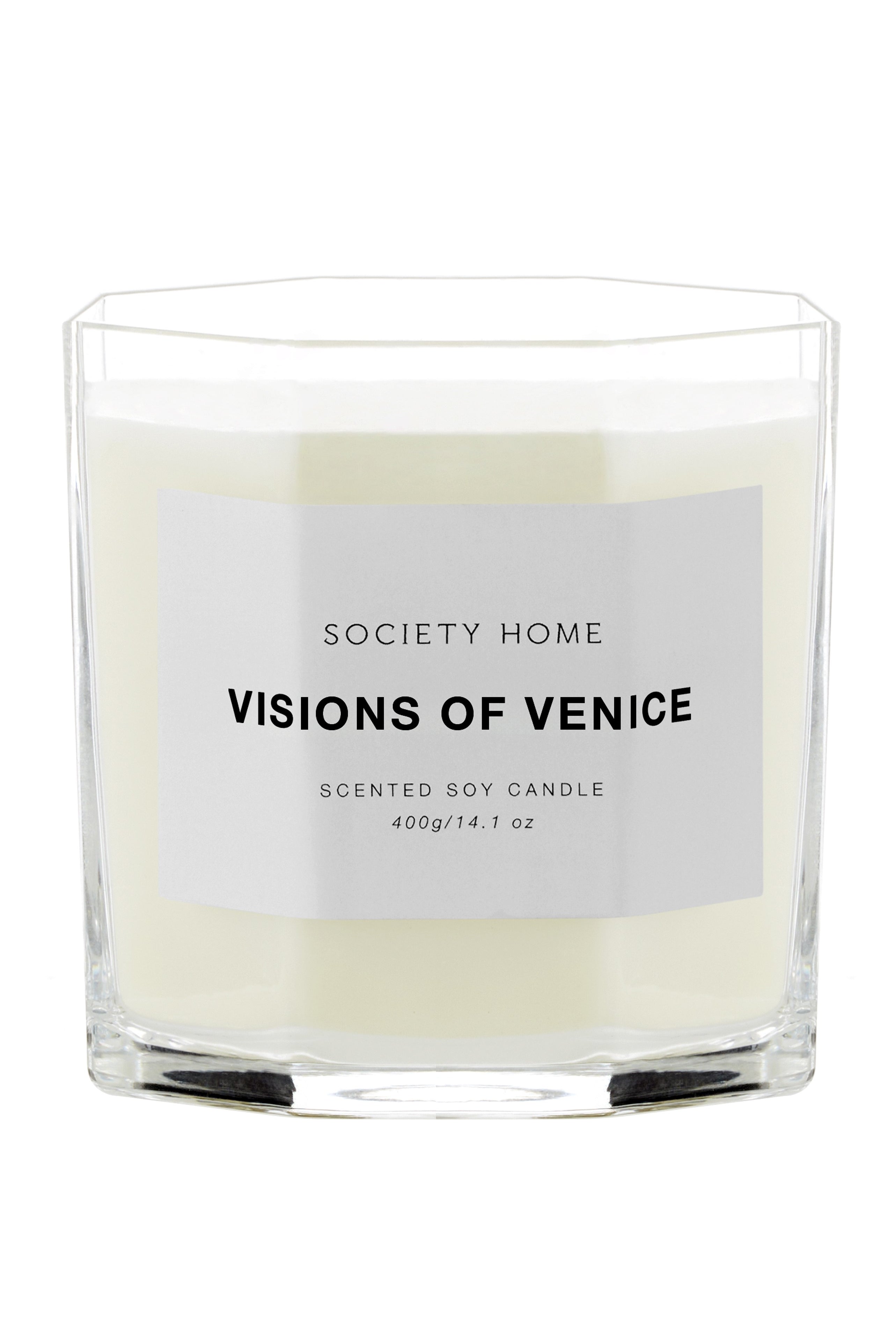 SOCIETY HOME - Visions of Venice Scented Soy Candle 400g - Magpie Style