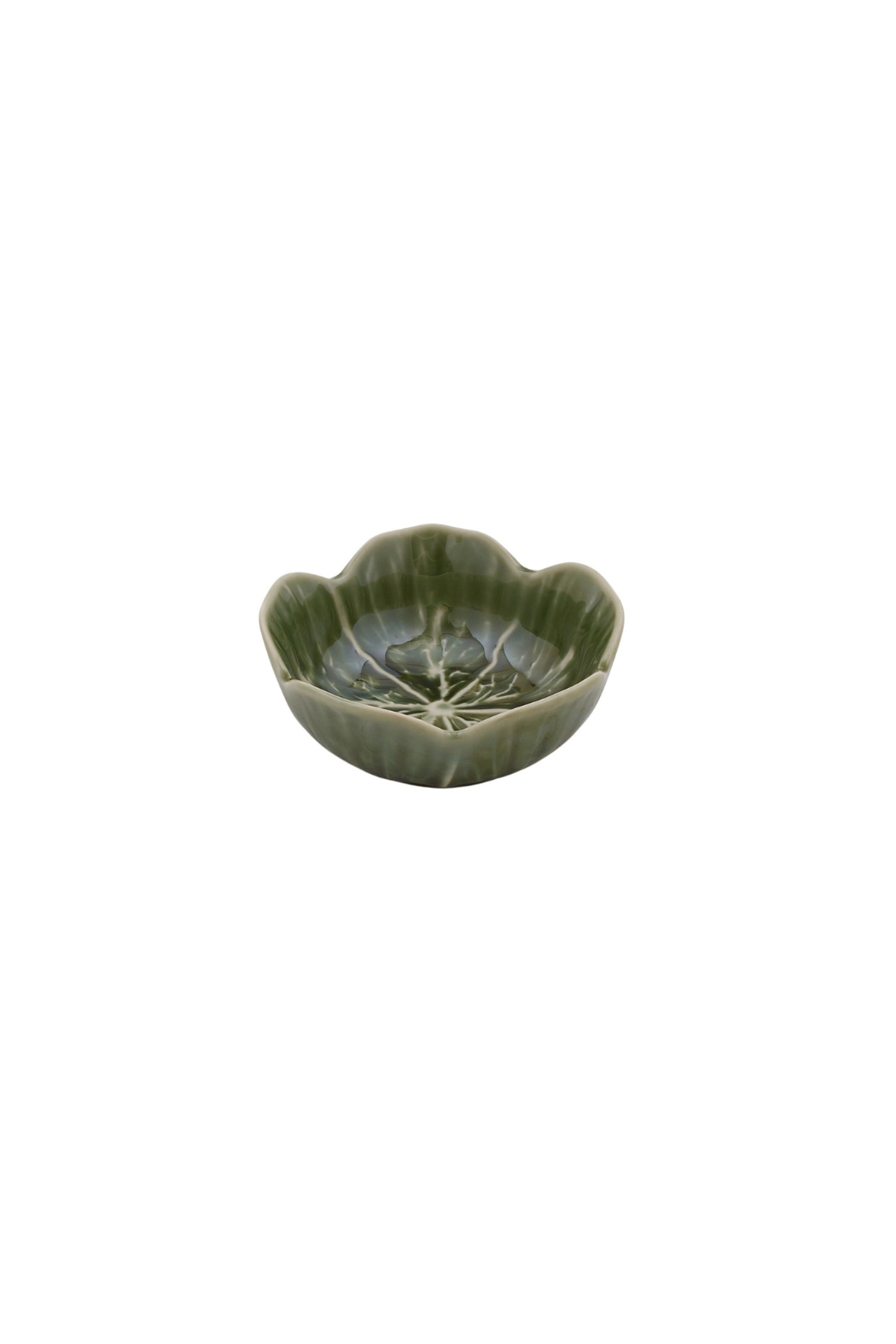 Small Cabbage Ceramic Bowl - Green - Magpie Style