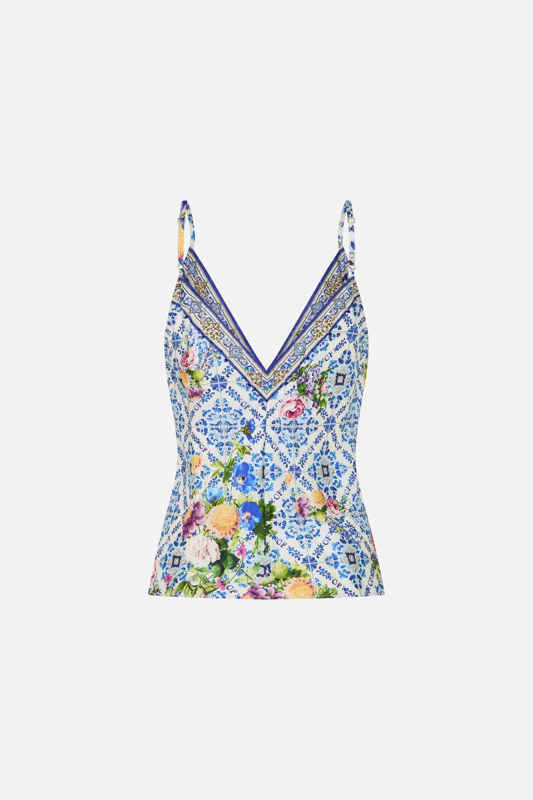 CAMILLA V Neck Cami - Wall to Wall Wonders - Magpie Style
