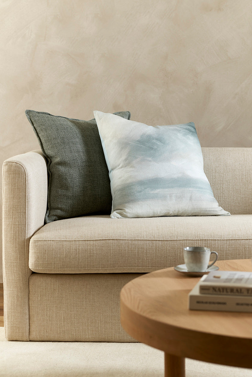 Flaxmill Cushion - Sage - view 2