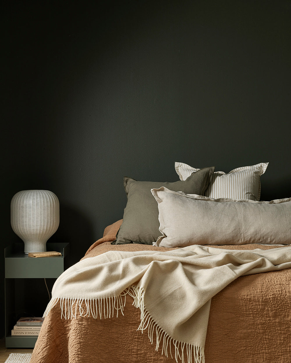 Mosman Merino Wool Throw - Oyster - view 4