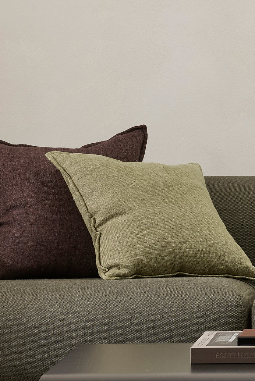 Flaxmill Cushion - Kelp - view 3