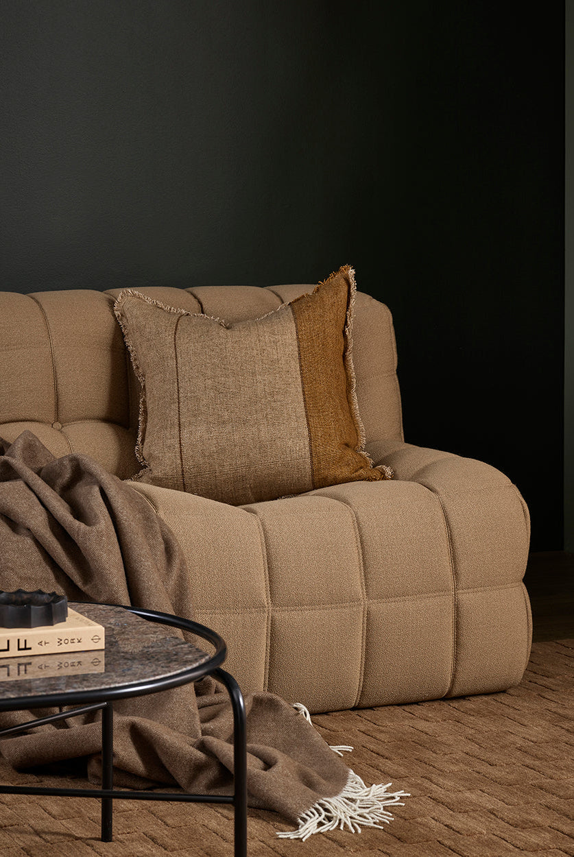Frankton Cushion - Caramel - view 2