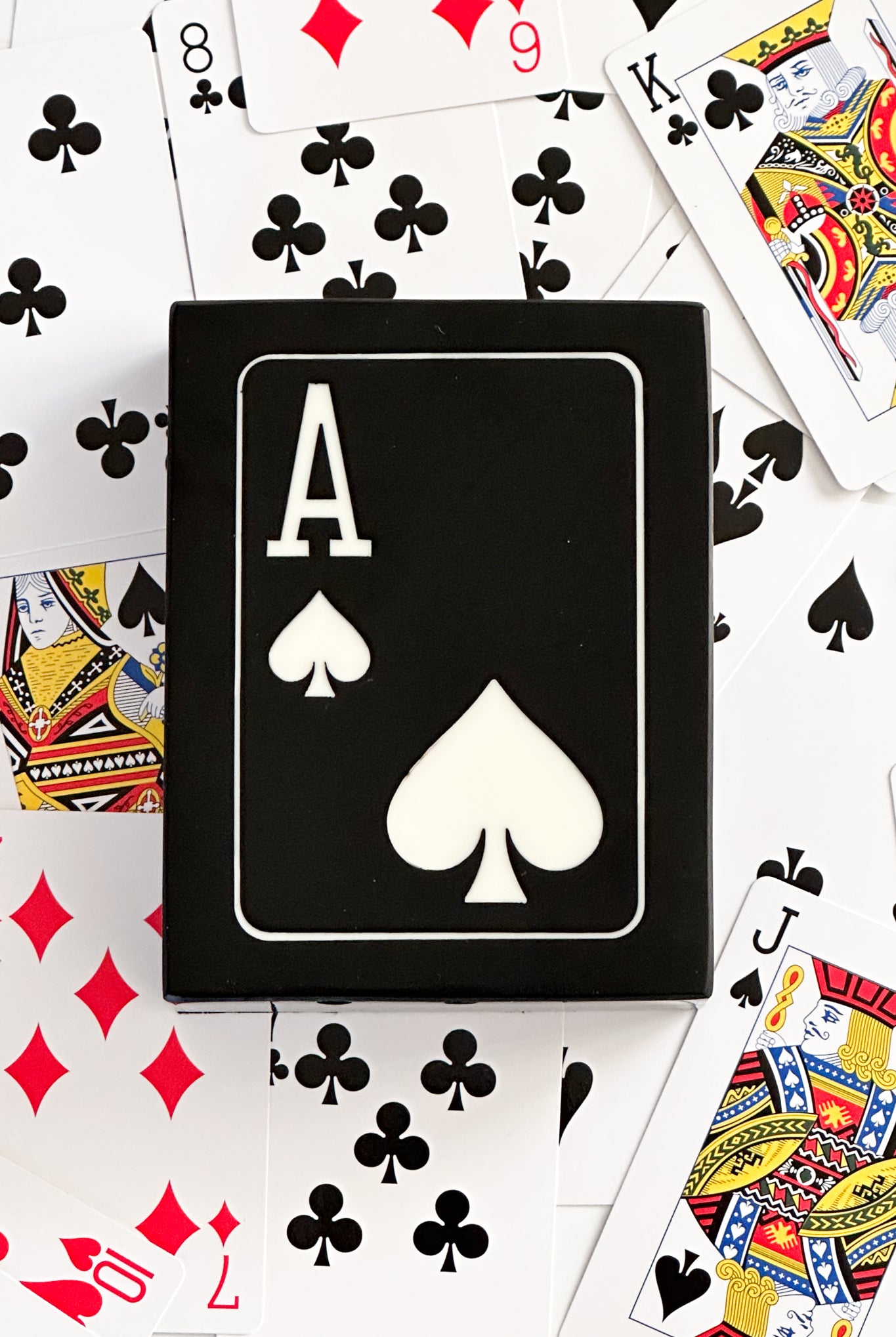 Resin Single Set Card Box Holder - Magpie Style