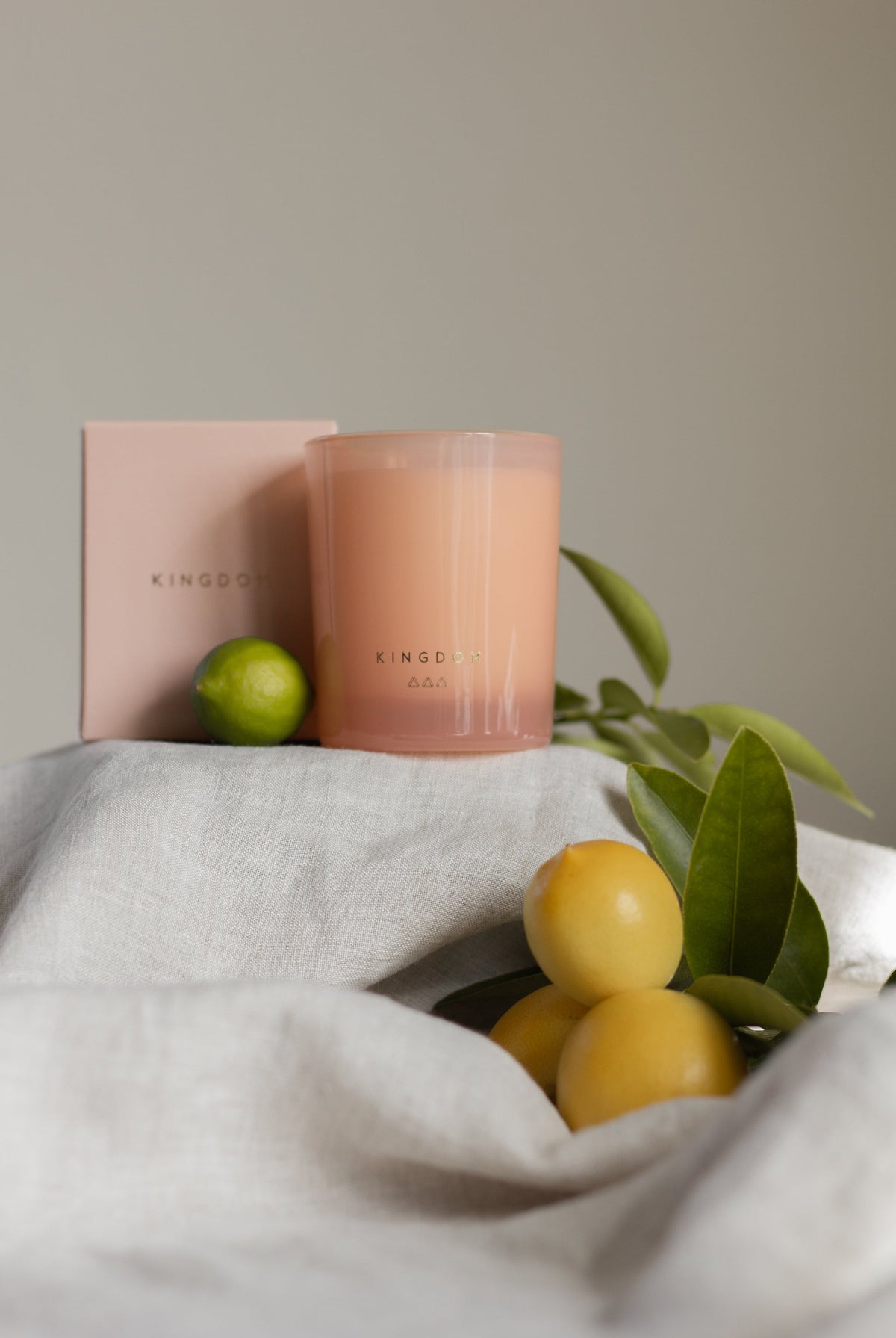 Kingdom Lemongrass & Lime Mini Series Soy Candle 120g