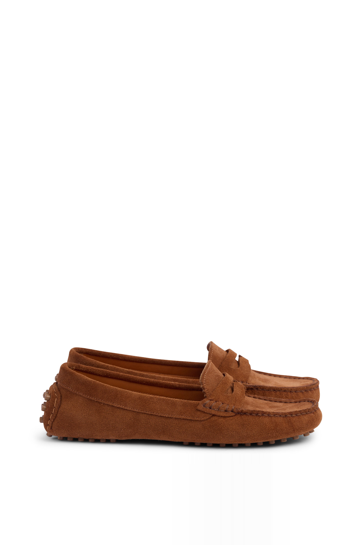 Kathryn Wilson Avery Loafer in Tan Suede, view 5