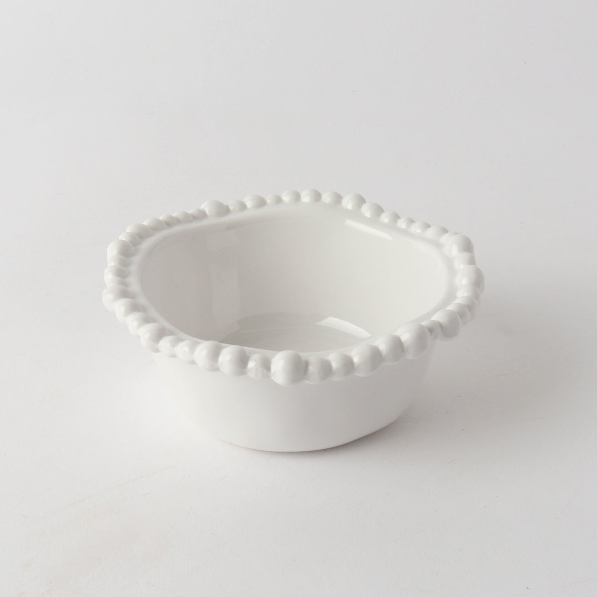 Le Forge Pearl Melamine Snack Bowl 12cm - White