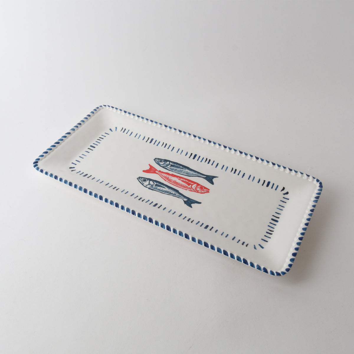 Le Forge Nautical Sardine Rectangular Melamine Platter 43cm