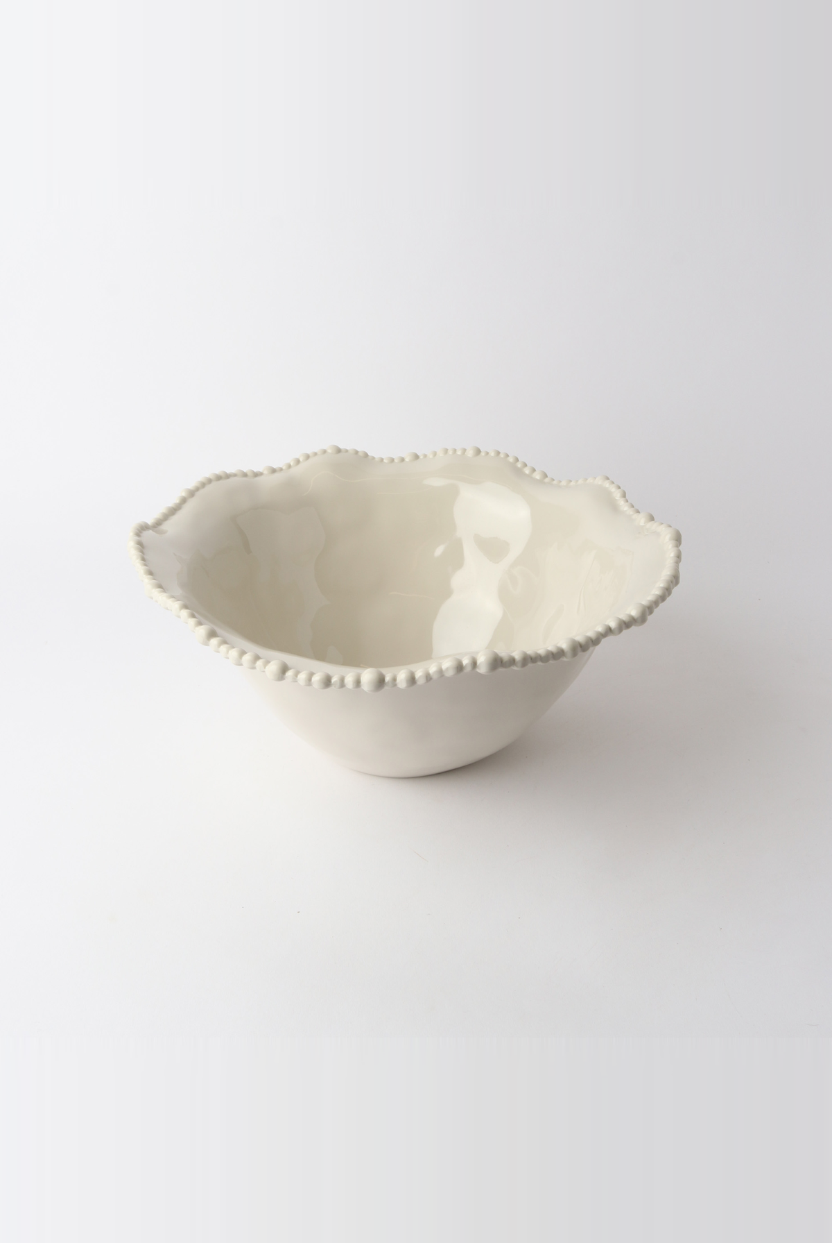 Melamine Pearl Bowl 36cm - Sand