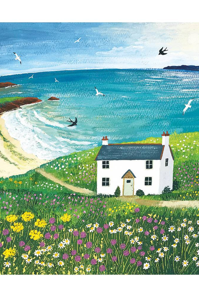 Seaside Cottage Card by Museums & Galleries