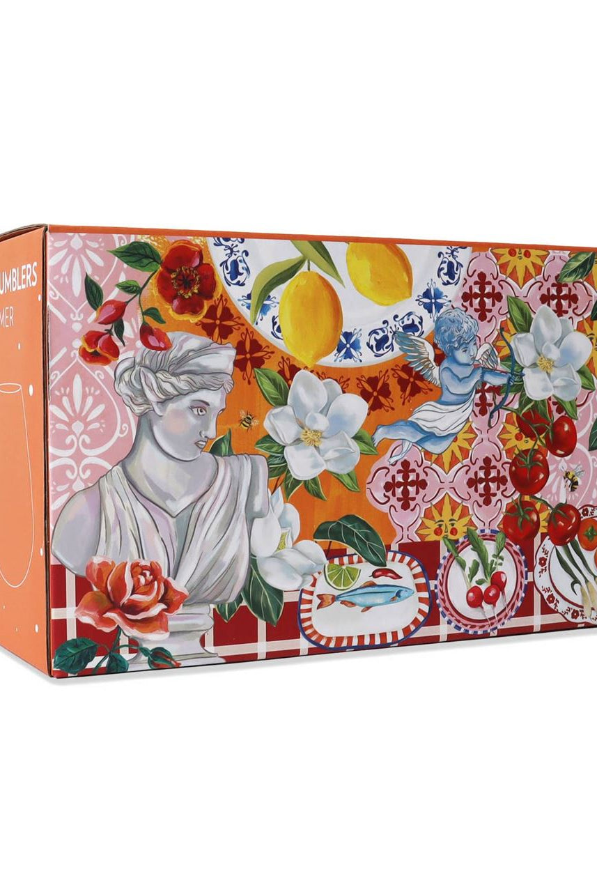 Italian Summer tumbler gift box