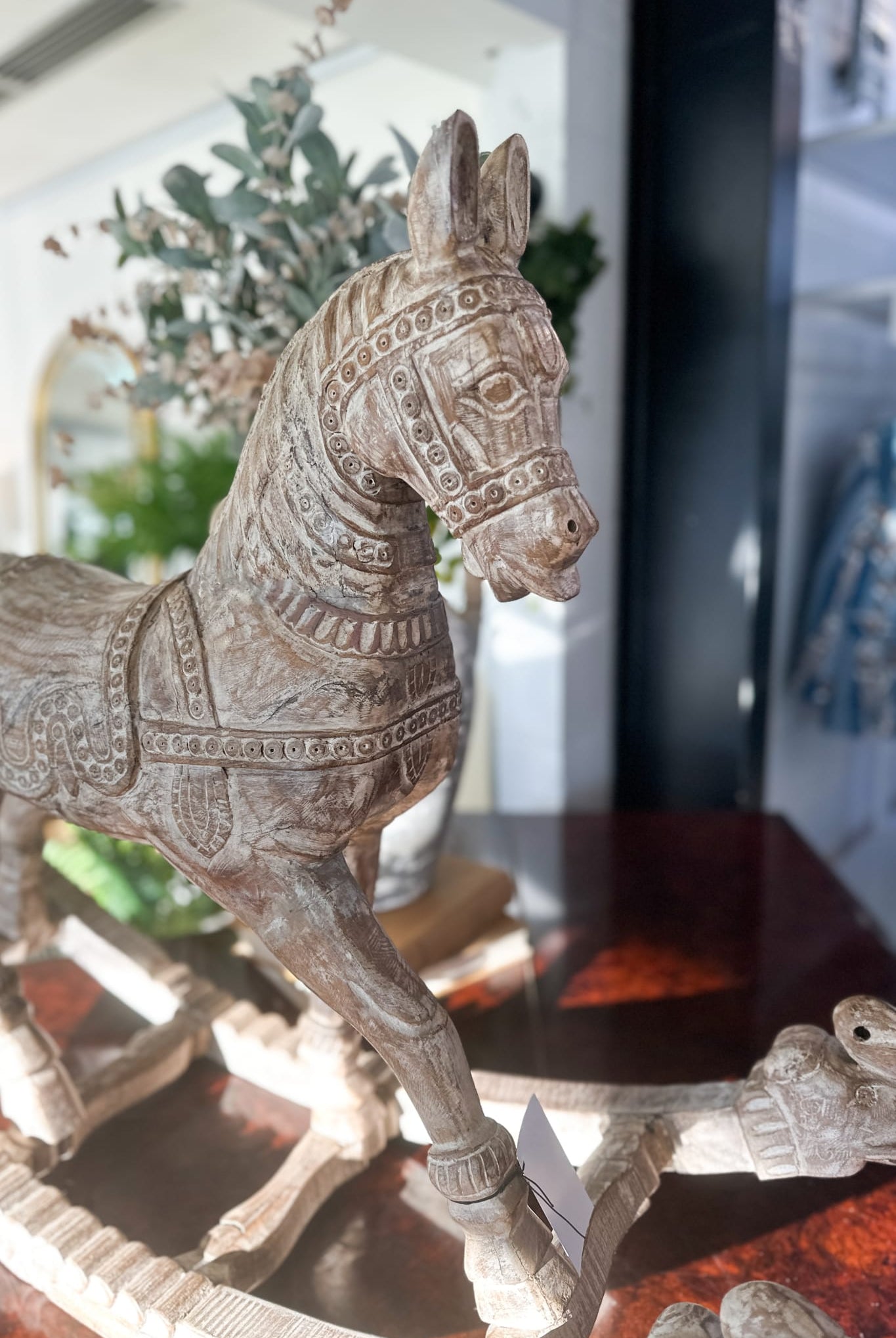 Original Wooden Rocking Horse - Magpie Style