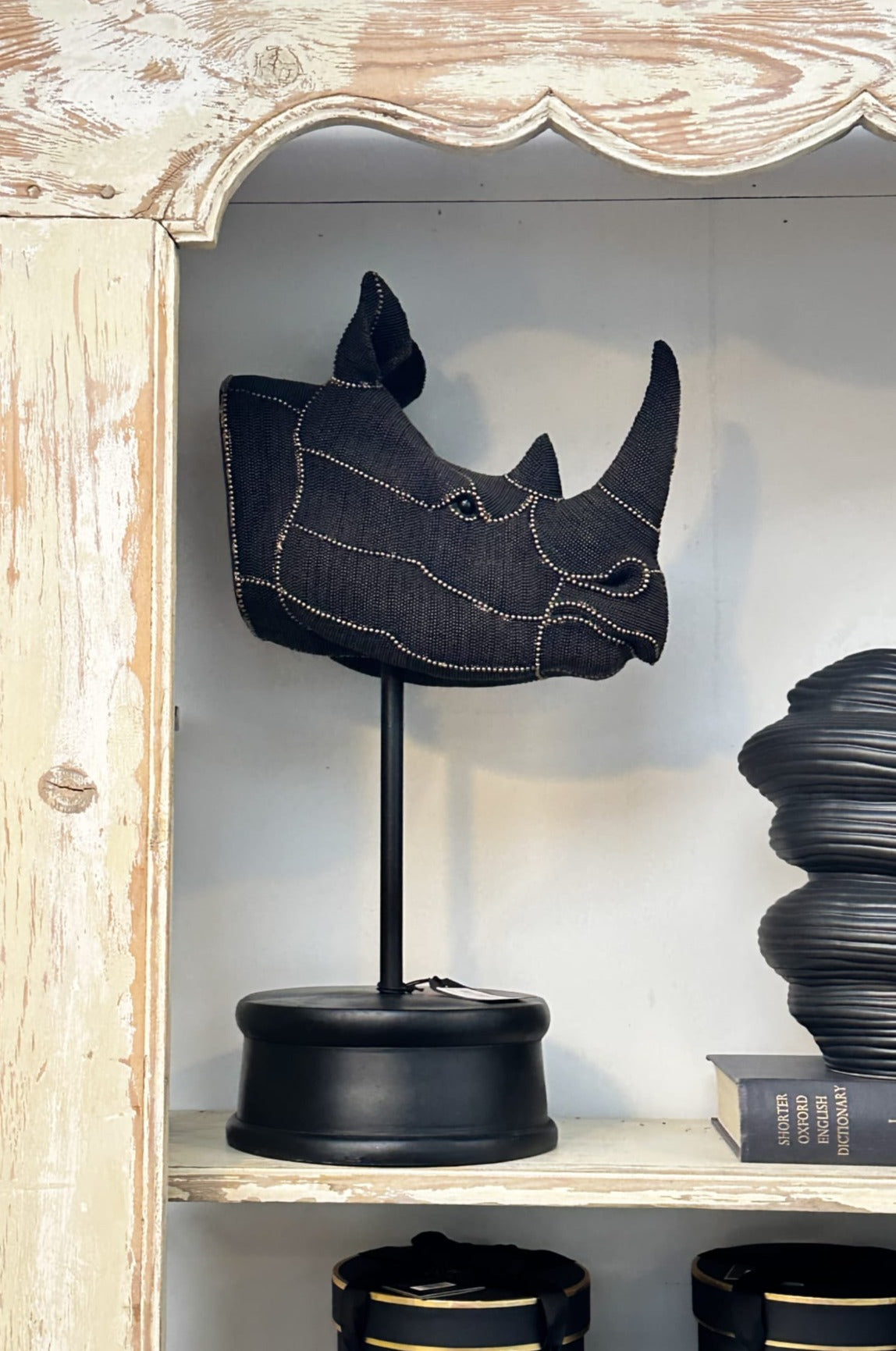 Patch Rhino Head - Natural - Magpie Style