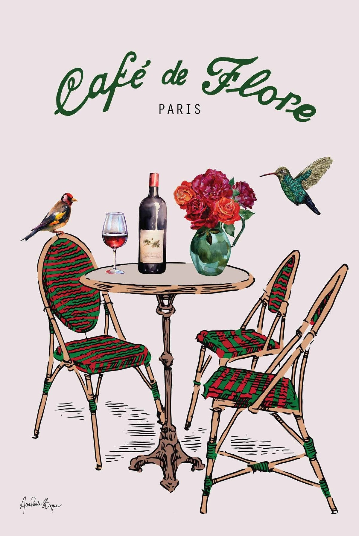Card - Café de Flore Paris - Nuovo APH07 original