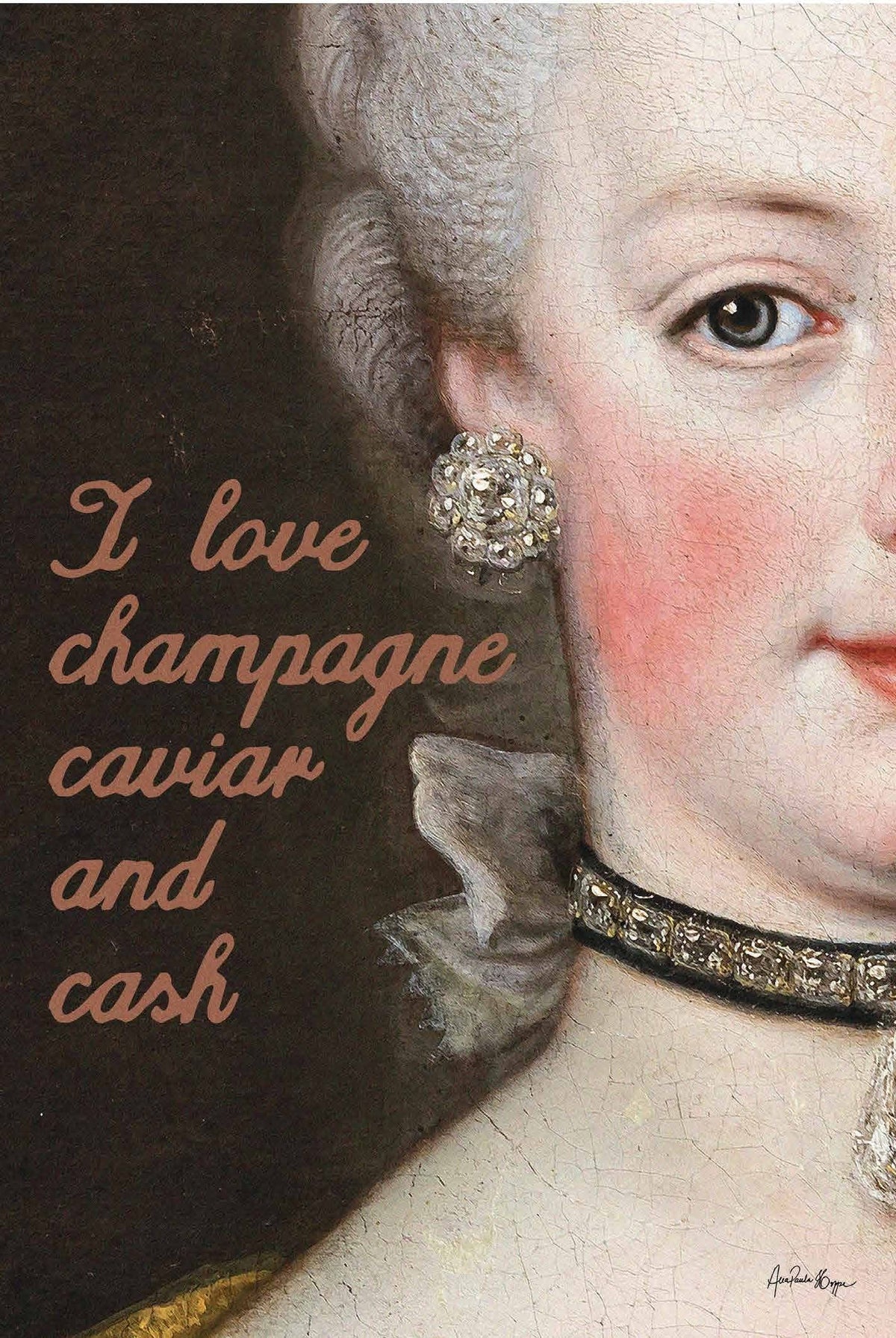 Card - Royal Caviar - original artwork