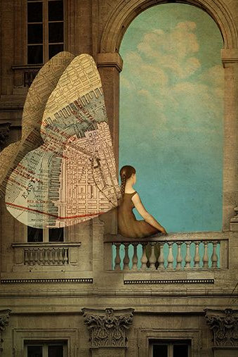 Card - Paper Wings - original artwork