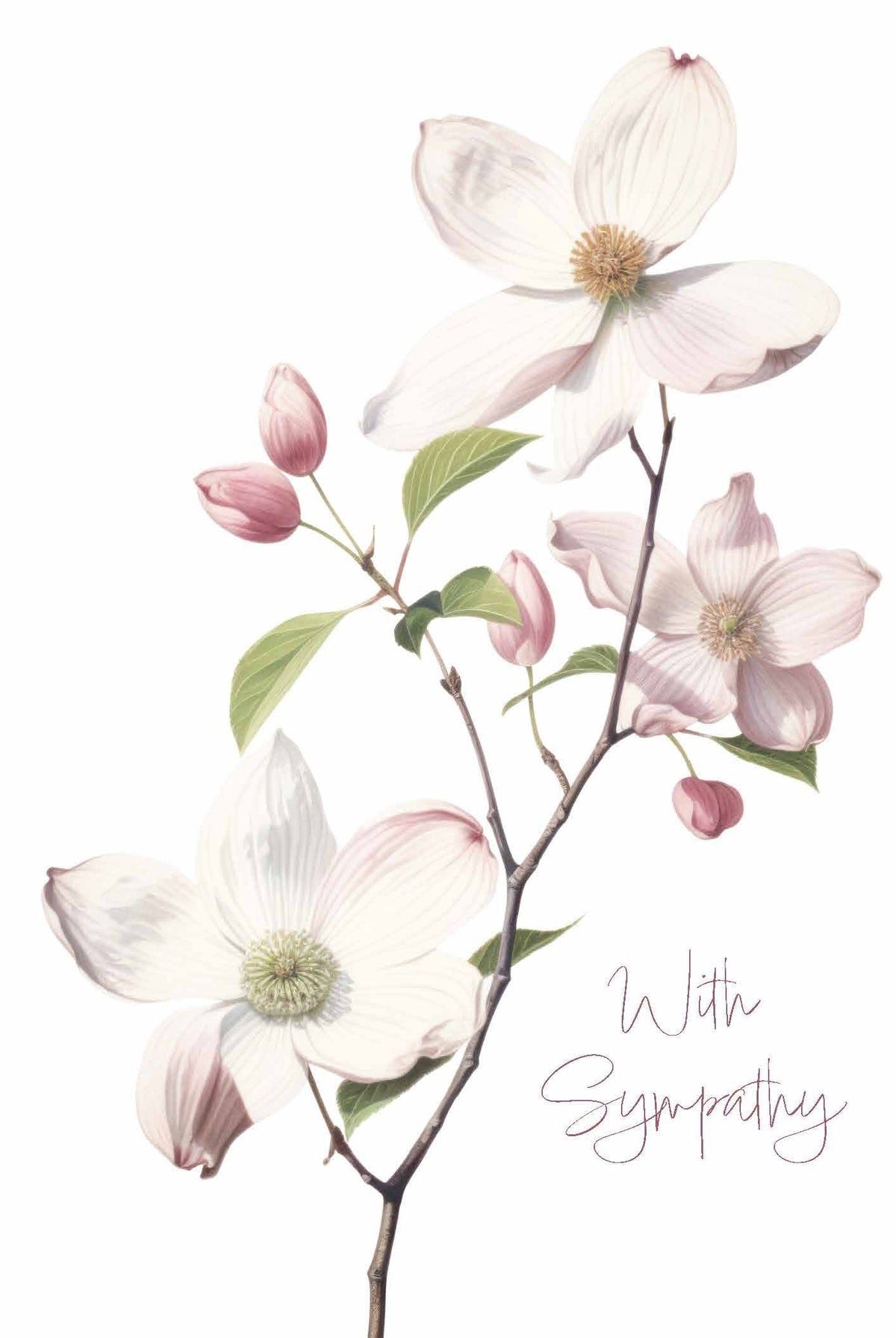 Card - Magnolia Sympathy - original artwork