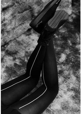 PAULA RYAN Back Stripe Stocking - Paula Ryan