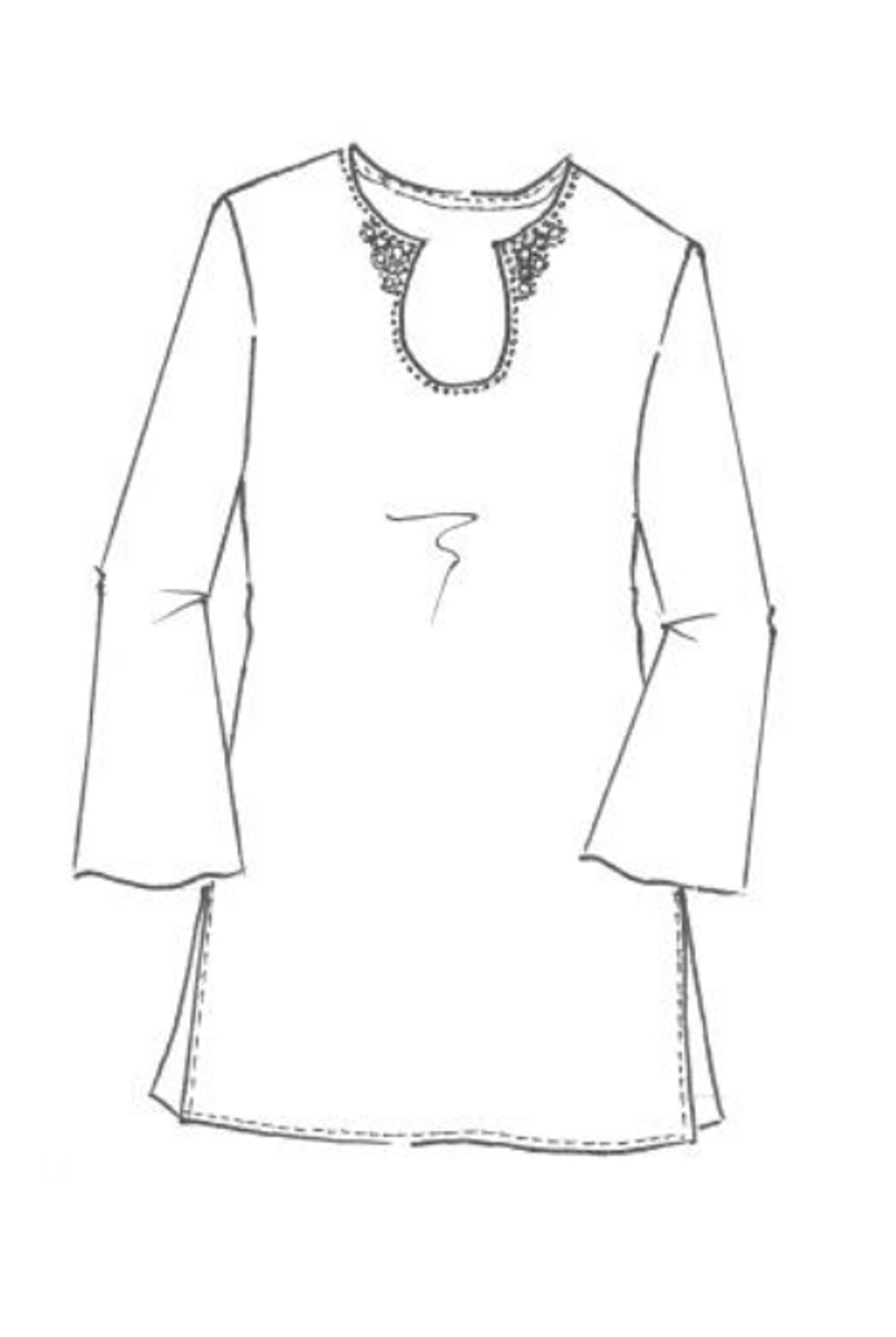 PAULA RYAN Beaded Kaftan - Paula Ryan