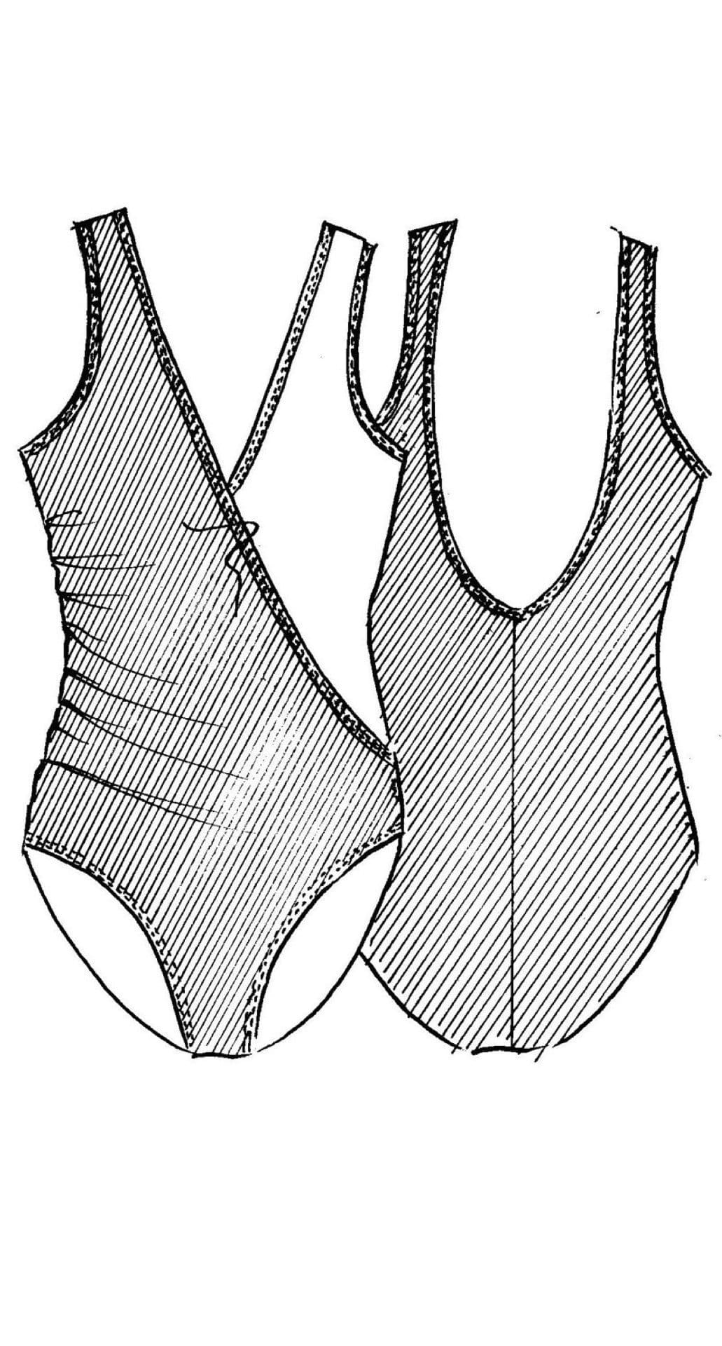 PAULA RYAN Crossover Swimsuit - Paula Ryan