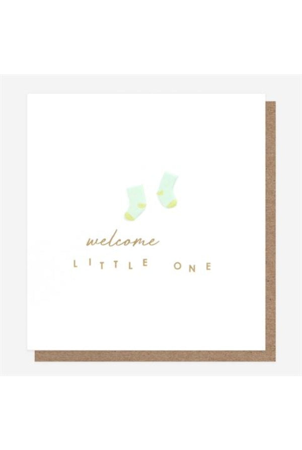 Welcome Little One (Boy) CARD - Magpie Style
