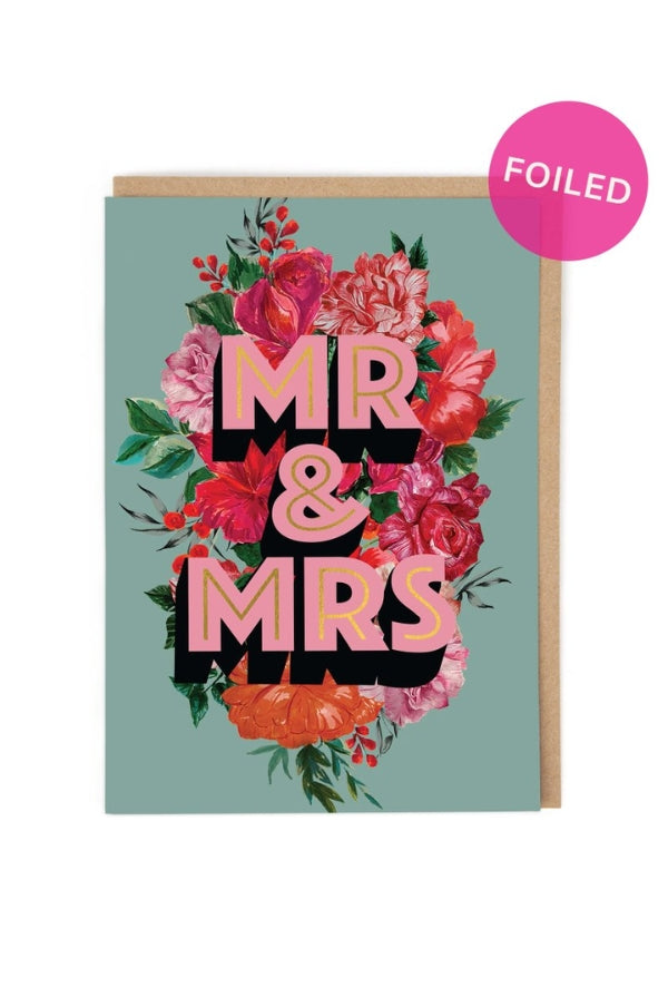 MR & MRS CARD - Magpie Style