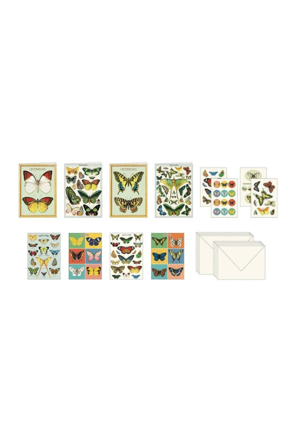 Cavallini & Co - Butterflies - Stationery Set - Magpie Style