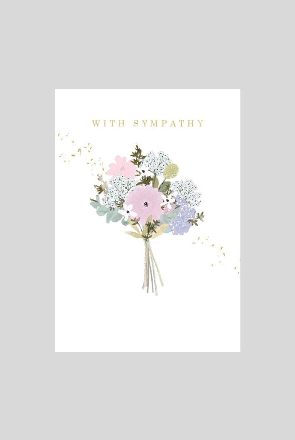 Flowers with Sympathy CARD - Magpie Style