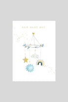 Baby Boy Mobile CARD - Magpie Style
