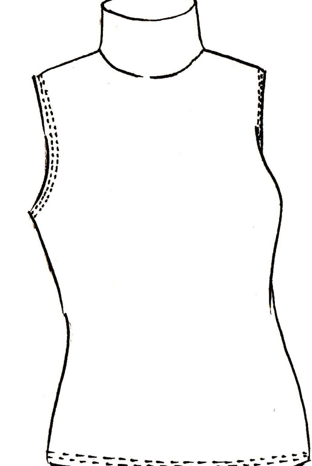 PAULA RYAN Slim Fit Sleeveless Polo - Merino - Paula Ryan