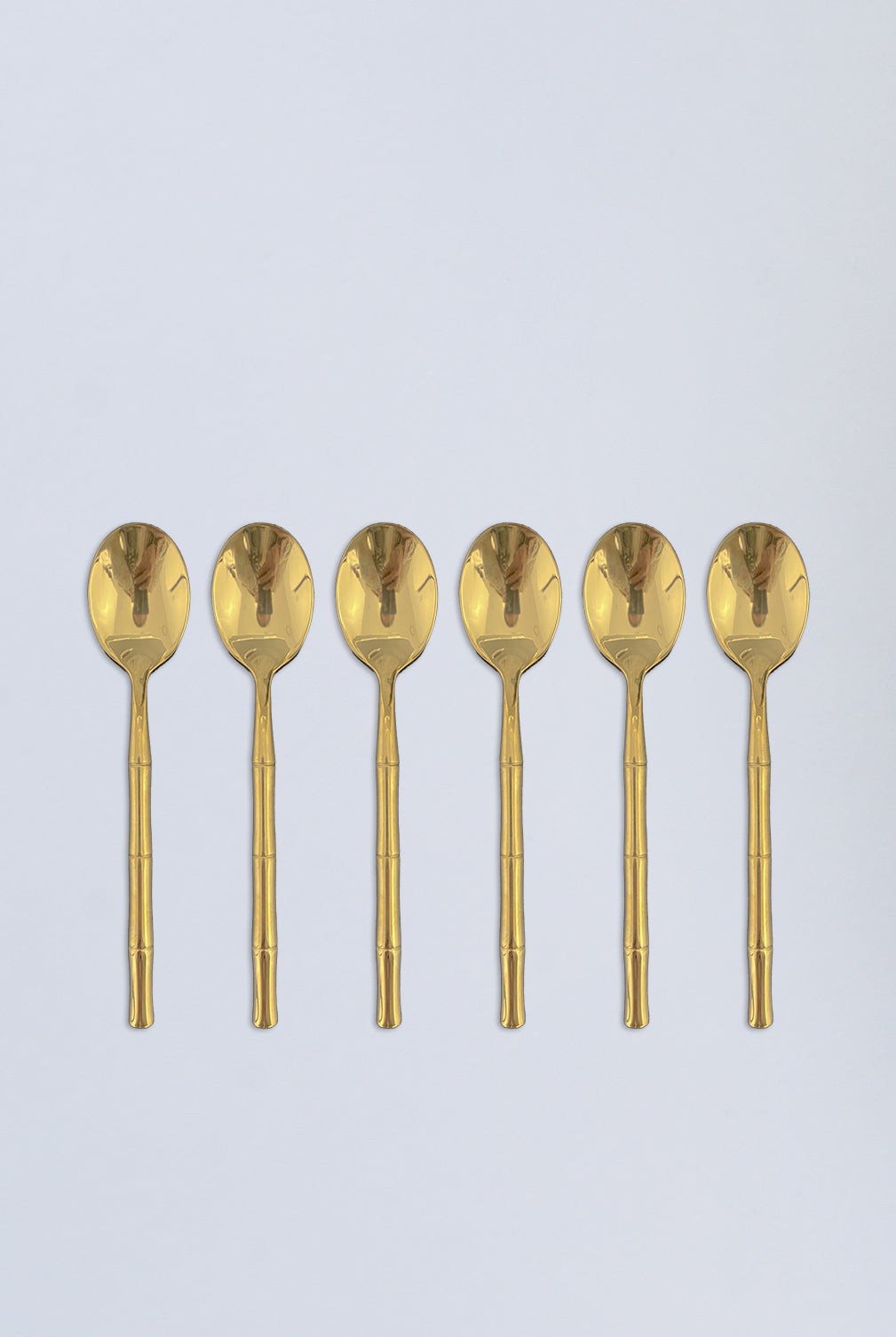 MAGPIE HOME Christmas Gold Bamboo Teaspoons (Set of 6) - Magpie Home - [product type] - Magpie Style