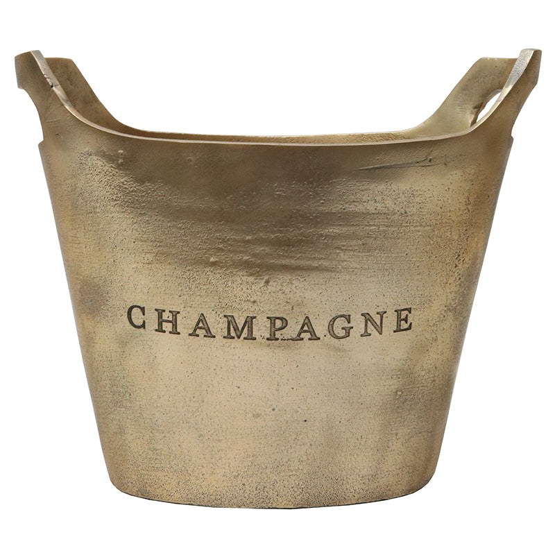 Aluminium Oval Champagne Bucket - Gold - Le Forge - [product type] - Magpie Style