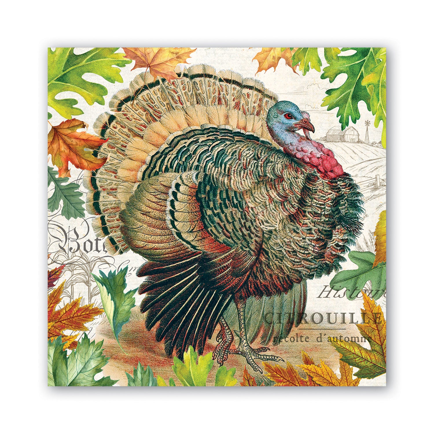MICHEL DESIGN WORKS Cocktail Napkins - Fall Harvest - MICHEL DESIGN WORKS - [product type] - Magpie Style