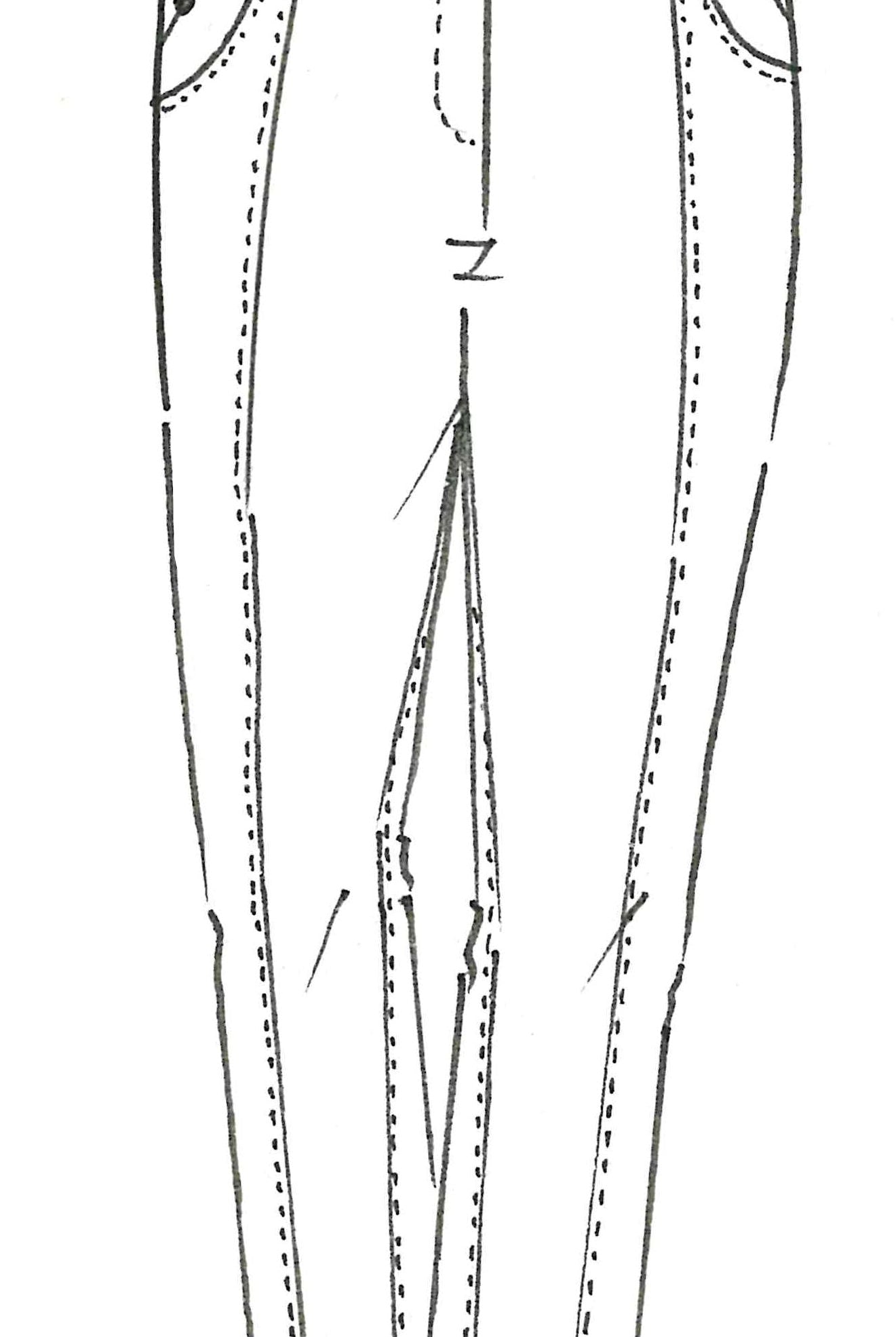 PAULA RYAN Panelled Crop Jean - White - Paula Ryan