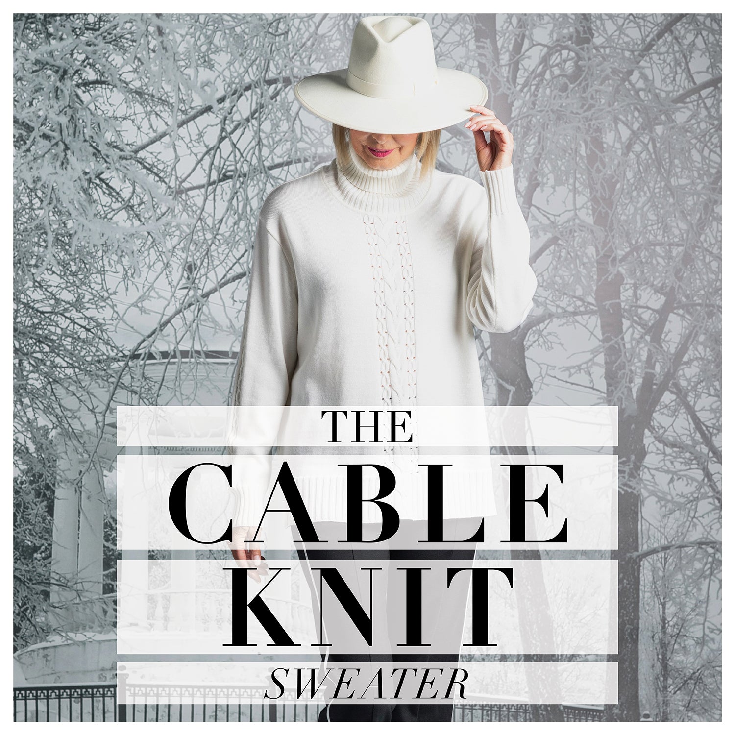 Paula Ryan Cable Knit Sweater