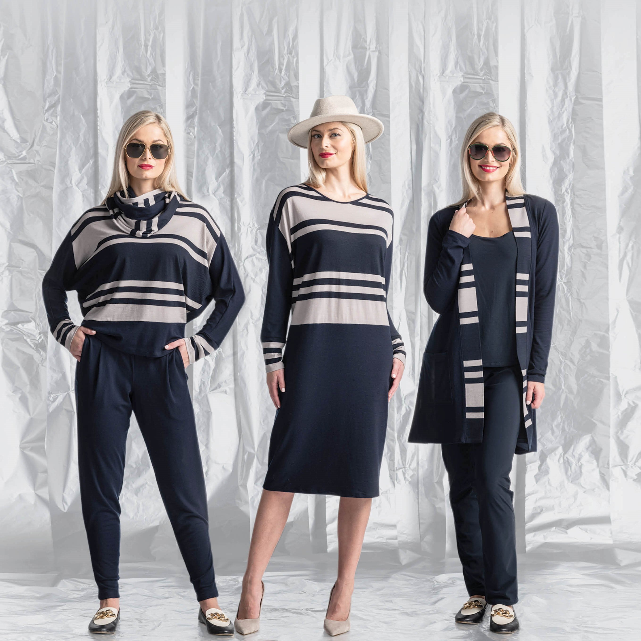 Classic & Chic in Navy Stripes