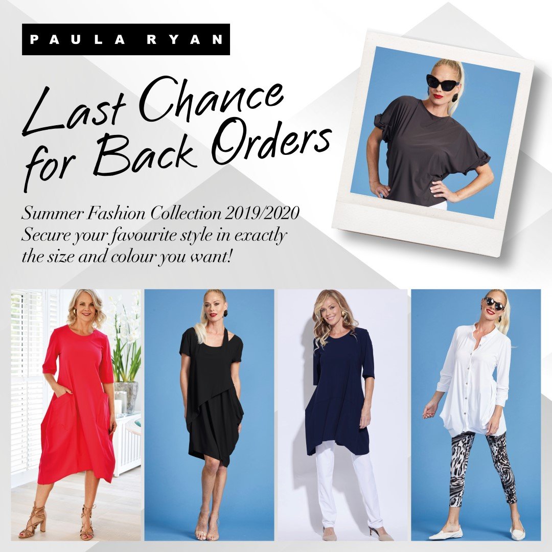 Final Days! PAULA RYAN 'Make-To-Order' Service - Summer Fashion Collection