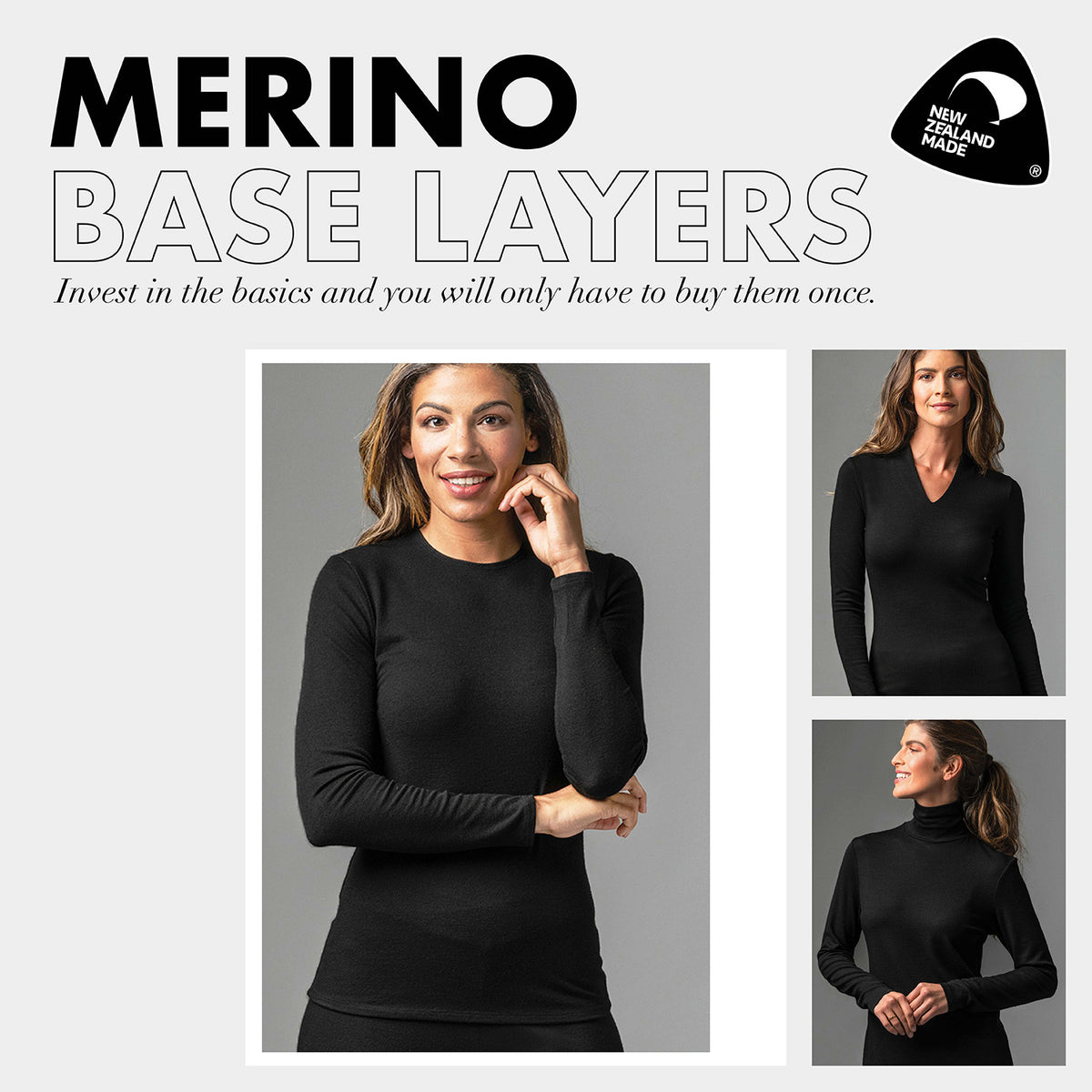 Merin Base Layers Merino Base Layers – Magpie Style