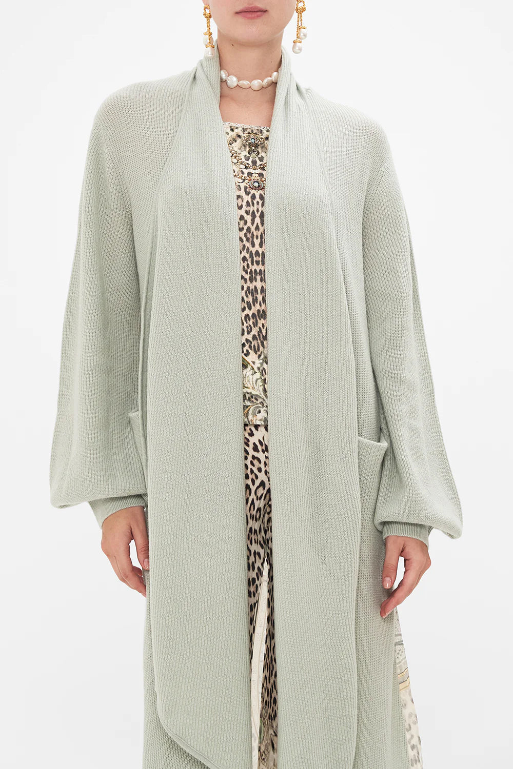 CAMILLA - Wool Cashmere Knit Layer With Silk Back Looking Glass Houses - Magpie Style