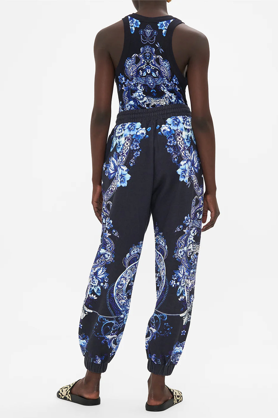 CAMILLA -  Jersey Track Pant Delft Dynasty - Magpie Style