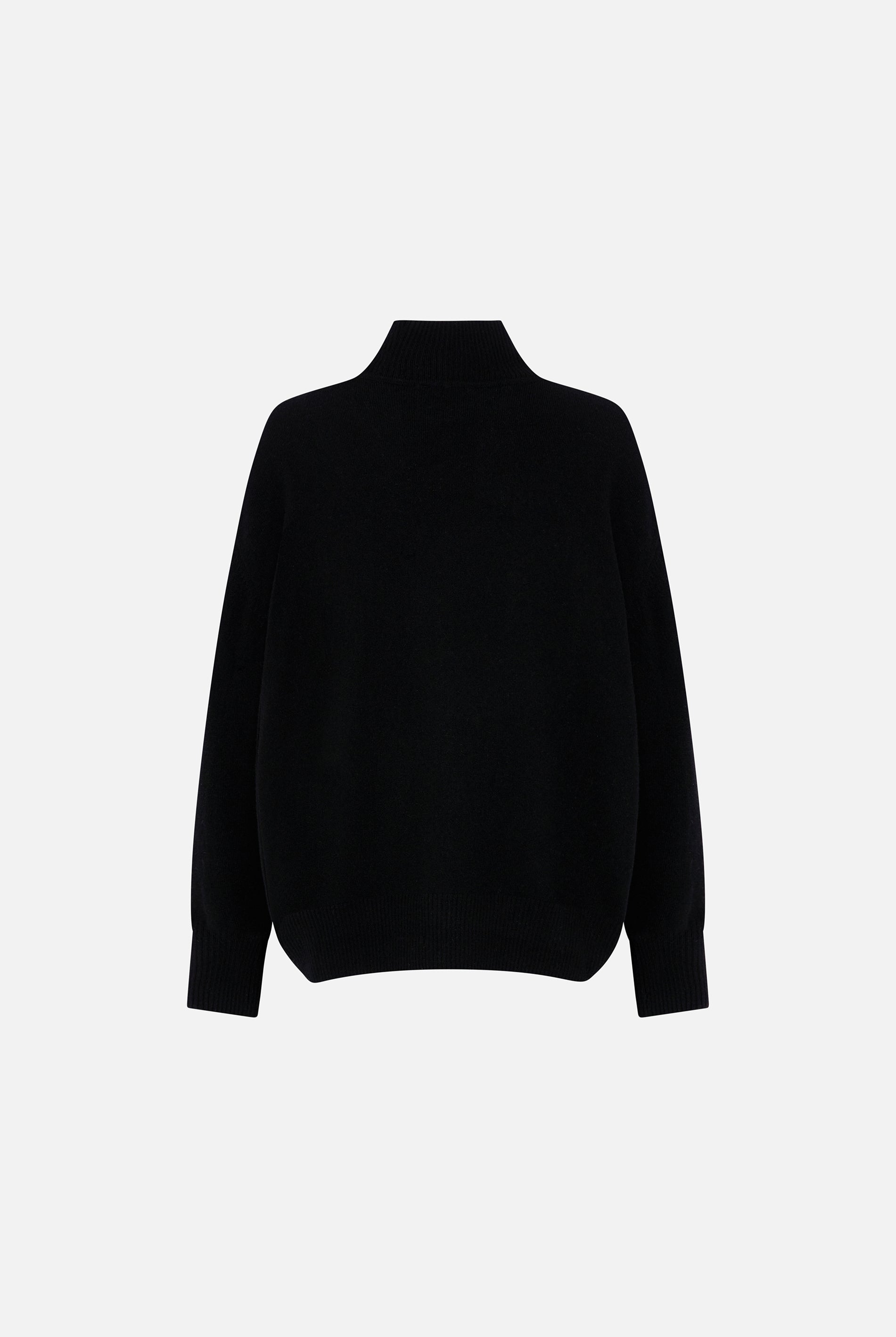 CAMILLA - Silk Front Turtle Neck Knit Magic in the Manuscripts - Magpie Style